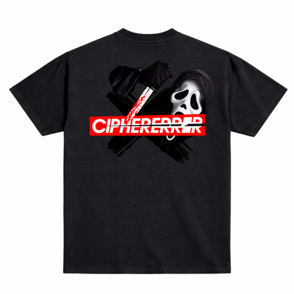 Ghost Face CIPHERERROR Graphic T-Shirt