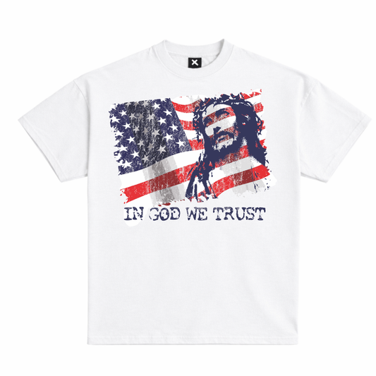 In God We Trust American Graphic Tee | CIPHERERROR