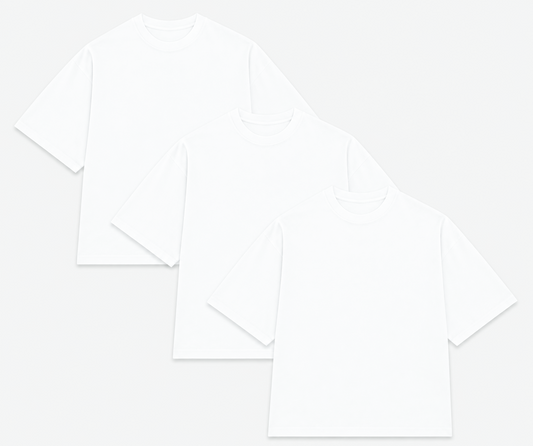 7.5oz Heavyweight Oversized Tee 3-Pack Bundle