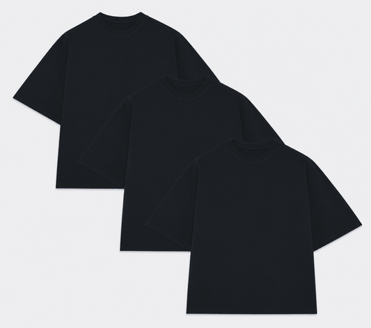7.5oz Heavyweight Oversized Tee 3-Pack Bundle