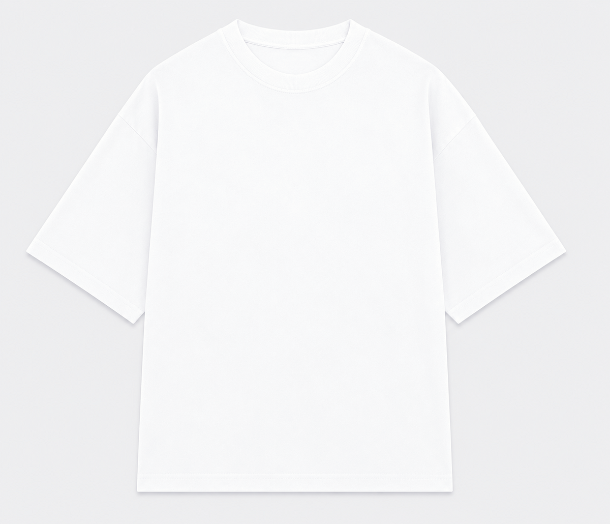 7.5oz Heavyweight Oversized Blank Tee
